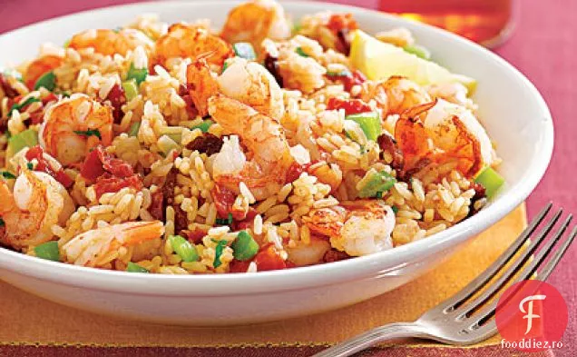 Skillet creveți și orez