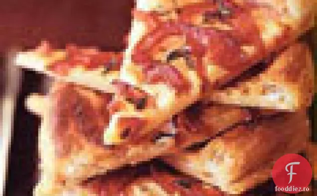 Tarte cu ardei roșu și Boursin