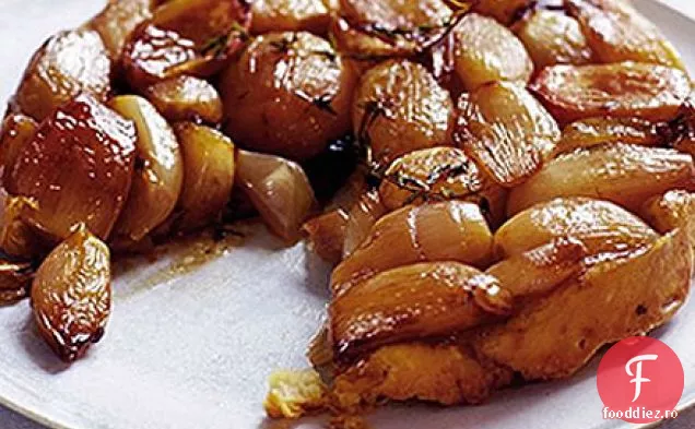 Shallot tarte tatin