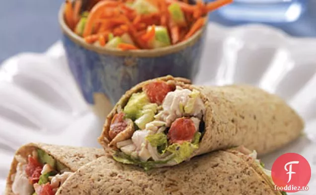 Rulouri De Salată De Curcan Cobb