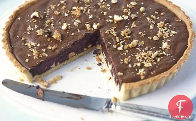 Tarta cu praline cu ciocolata si alune