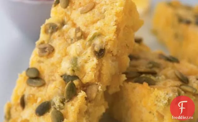 Pâine de porumb Cheddar cu Pepitas
