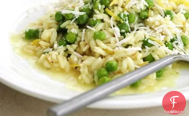Risotto cu lămâie și mazăre