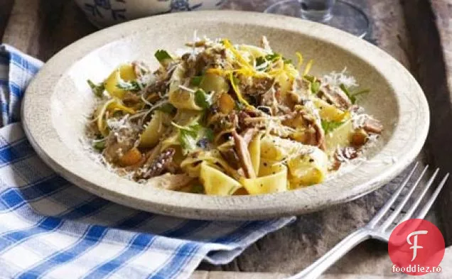 Iepure fiert pappardelle