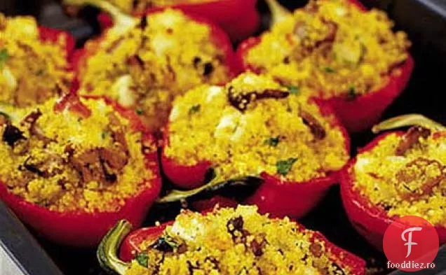 Ardei umpluți Halloumi