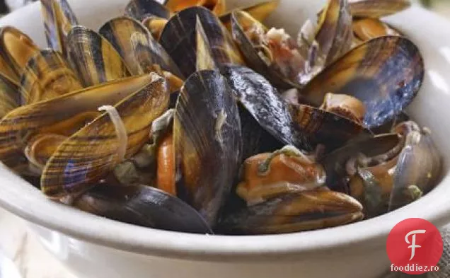 Midii cu ceapa rosie, cidru & CR aproxme fra aprox. che