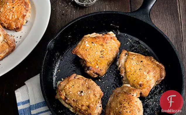 Coapse Perfecte De Pui Prăjite La Tigaie