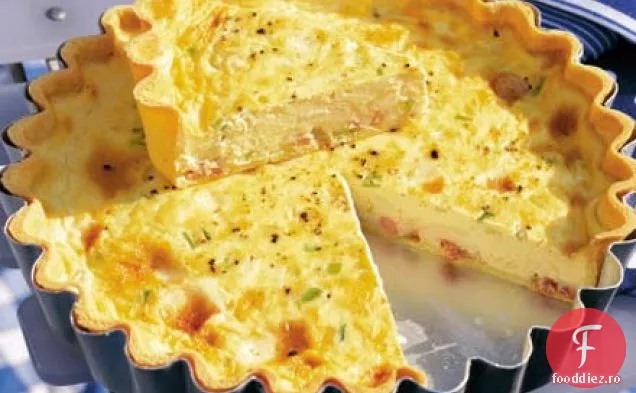 Tarta Taleggio, bacon si ceapa primavara