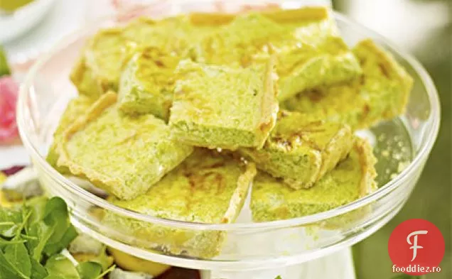 Tarta cu mazare si ceapa primavara