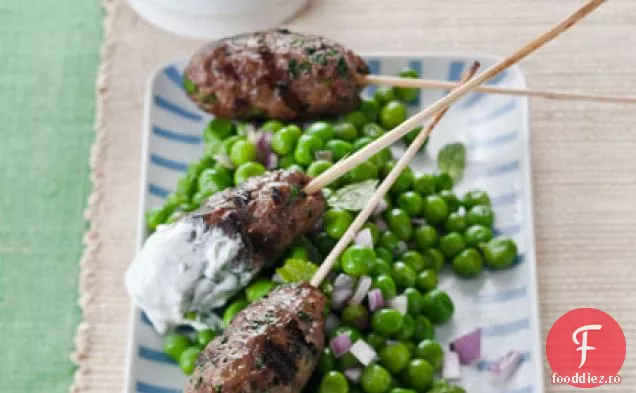 Kebaburi de bizon la grătar peste mazăre bătută