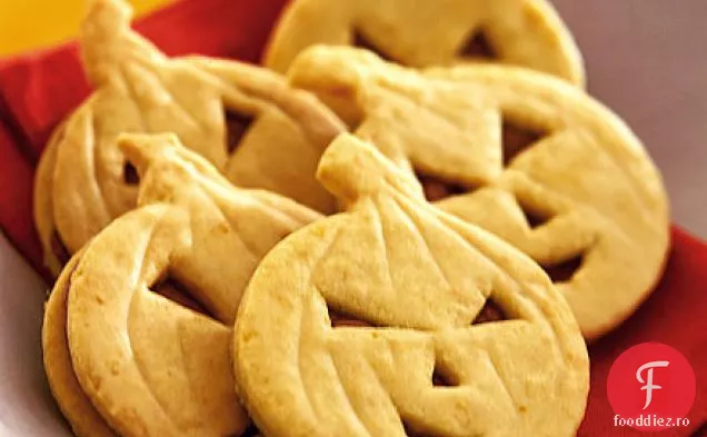 Cookie-uri de dovleac portocaliu