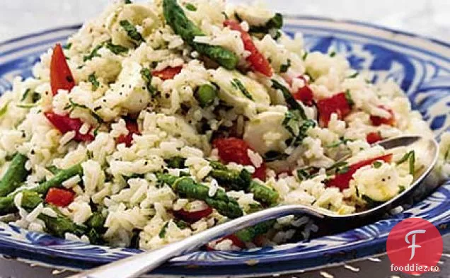 Salată de orez de vară mentolată