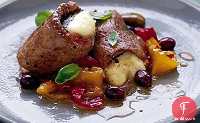 Împachetări cu carne de vită Mozzarella