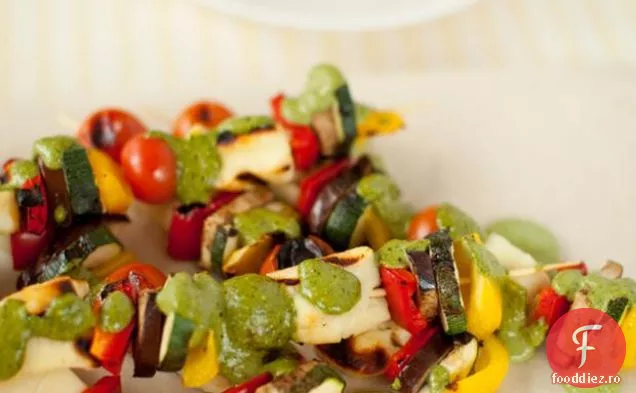 Kebaburi Vegetale Cu Sos Pesto Vegan