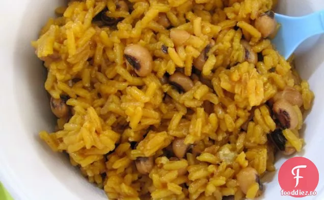 Arroz con Frijolito de Cabecita Negra (orez cu mazăre neagră)