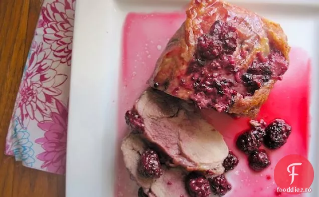 Lomo de Cerdo con Salsa de Moras (muschi de porc cu sos de mure)