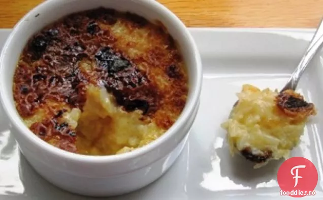 Budincă De Orez Cu Nucă De Cocos Brulee