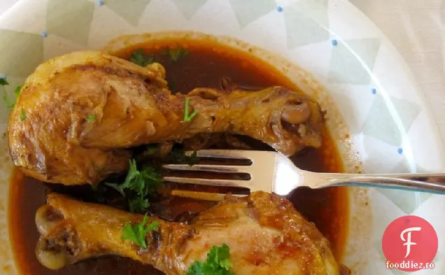 Pollo a la Coca-Cola (pui fiert cu băutură Cola)