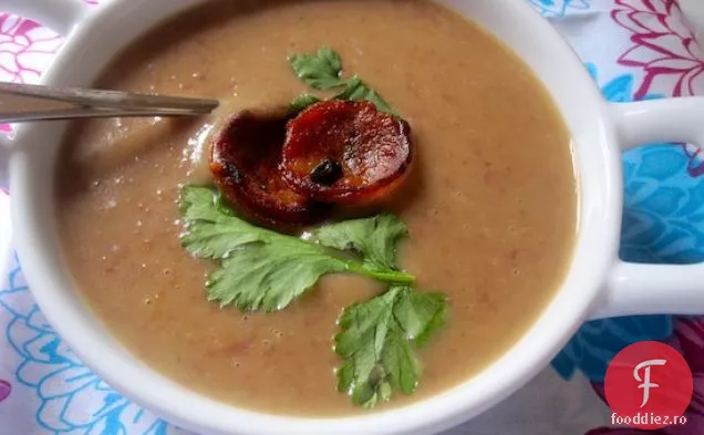 Crema de Frisoles con Chorizo (supă de fasole roșie cu Chorizo)