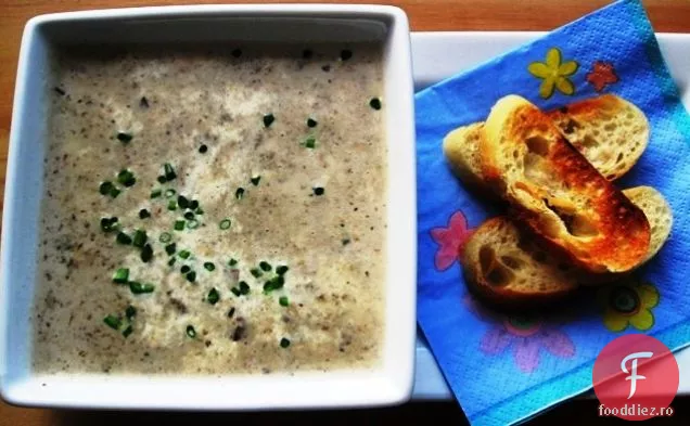 Ciorbă de ciuperci (Sopa de Champi Cormulones)