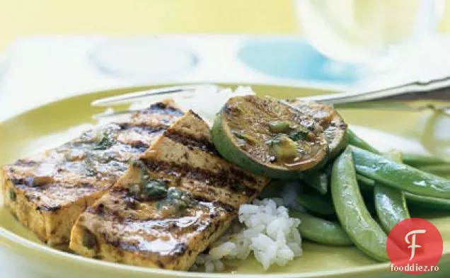 Fripturi De Tofu La Grătar Cu Ghimbir-Susan