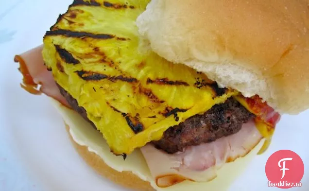 Hamburger Hawaian (Hamburguesa Hawaiana)