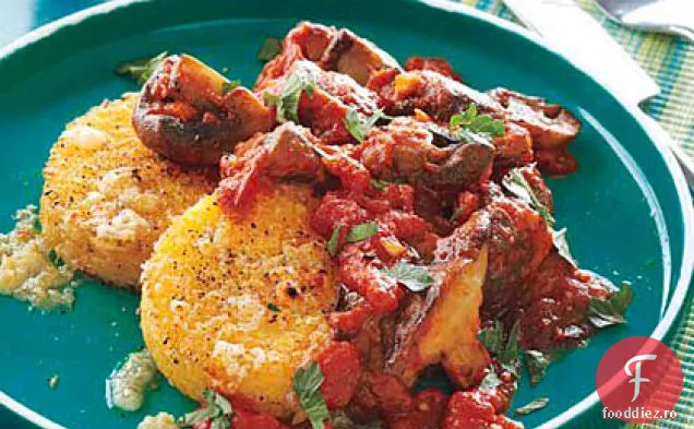 Ragout de ciuperci cu mămăligă