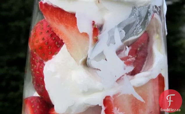 Fresas Con Crema (căpșuni cu smântână)