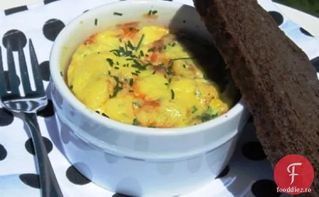 Frittate individuale de dovlecei și cartofi