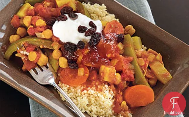 Legume curry pe cuscus