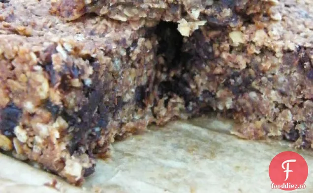 Flapjacks de ciocolată și banane