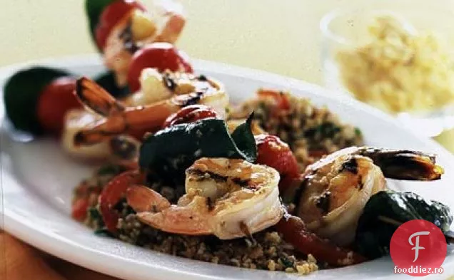 Kebab De Creveți La Grătar