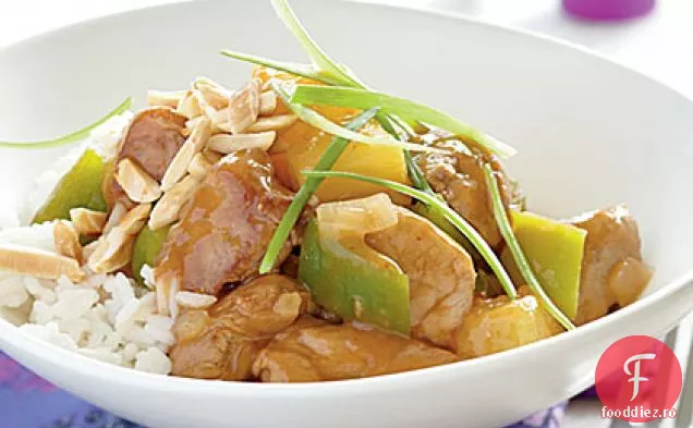 Carne de porc dulce-acrișoară picantă