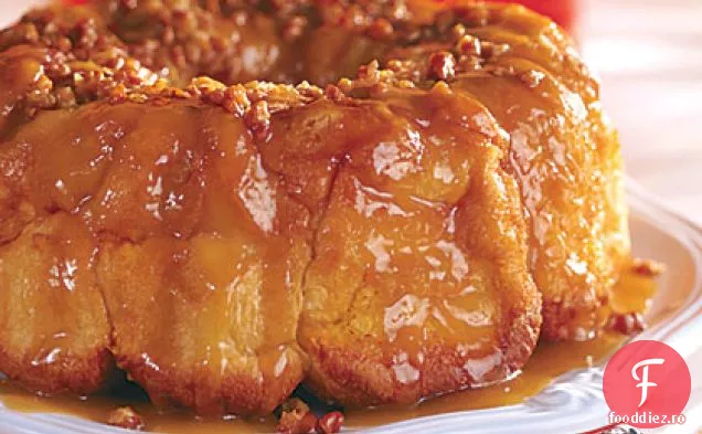 Pâine Caramel-Pecan Peste Noapte