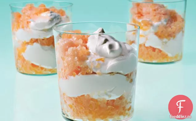 Granita Charentais cu cremă Chantilly