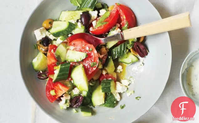 Salată De Castraveți, Roșii Și Feta
