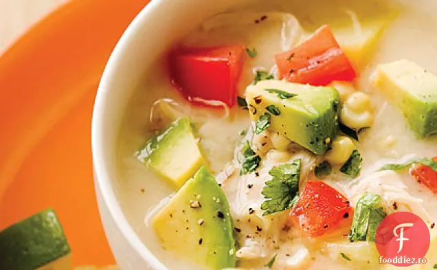 Chowder de vară de pui și porumb