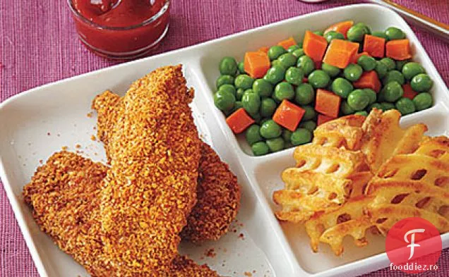 Degete De Pui Crocante Cu Crustă De Pecan