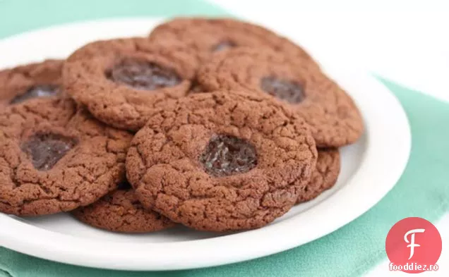 Biscuiți cu unt de arahide cu ciocolată și jeleu