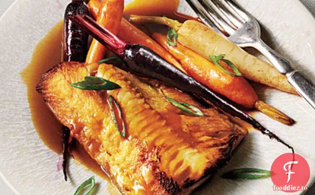 Sablefish cu Glace ușoară de muștar