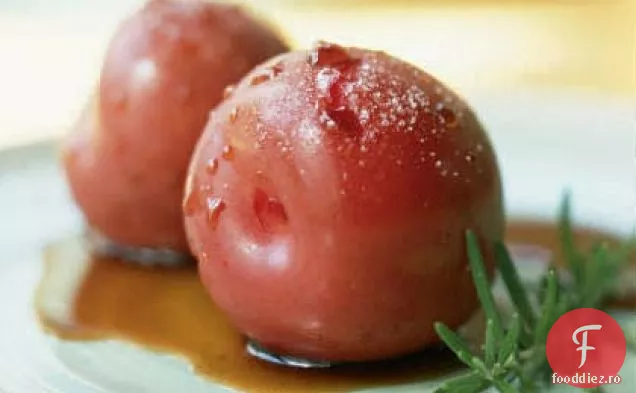 Prune prăjite cu zahăr cu sirop Balsamic și rozmarin