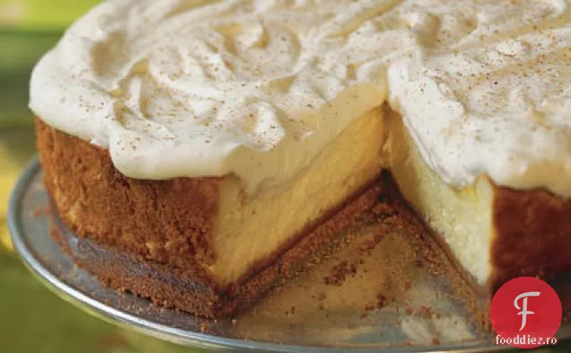 Cheesecake Cu Ouă Cu Crustă De Ghimbir