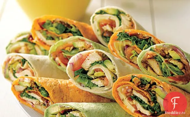 Tex - Mex Chicken Club Wraps