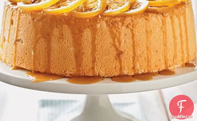 Tort De Mâncare Înger Cu Lămâie-Nucă De Cocos