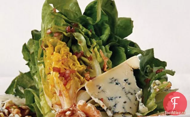 Pene de salată Boston cu vinetă Zinfandel și Stilton
