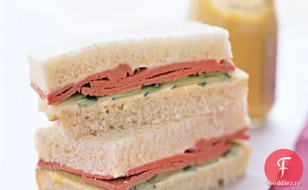Sandvișuri Cu Ceai Liverwurst