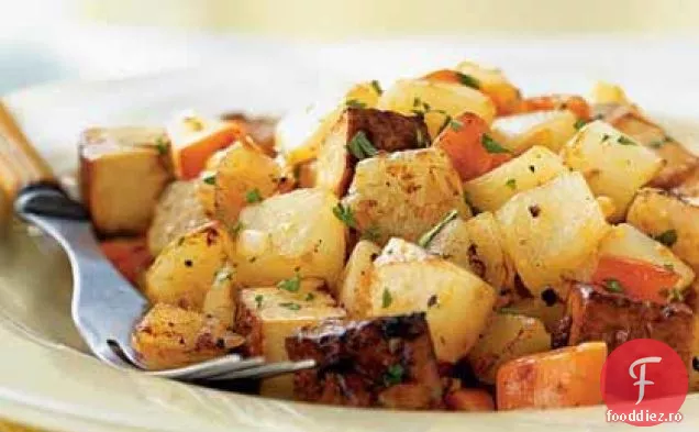 Hash Browns cu Tofu condimentat Italian