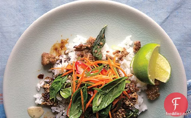 Carne de vită thailandeză cu busuioc