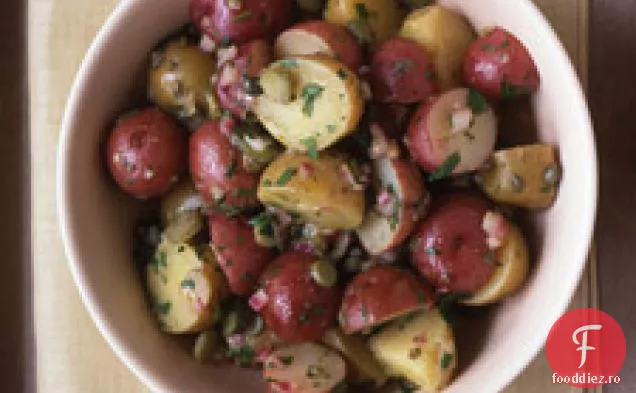 Salată De Cartofi Cu Cornichoni Și Capere