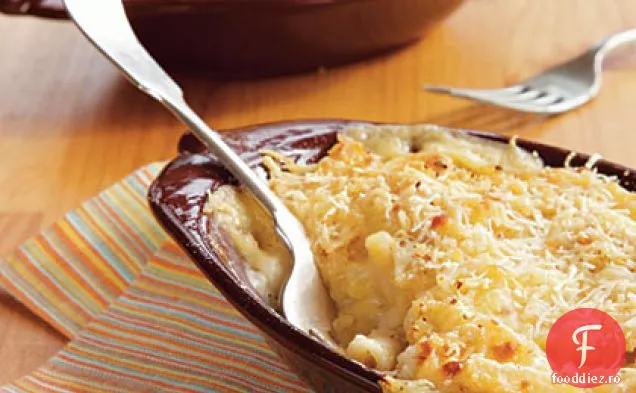Penne La Cuptor Cu Trei Brânzeturi